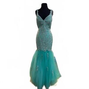 NEW TIFFANY DESIGNS women's prom dress in spearmint